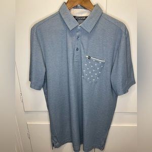 TravisMathew Dark and Stormy Polo